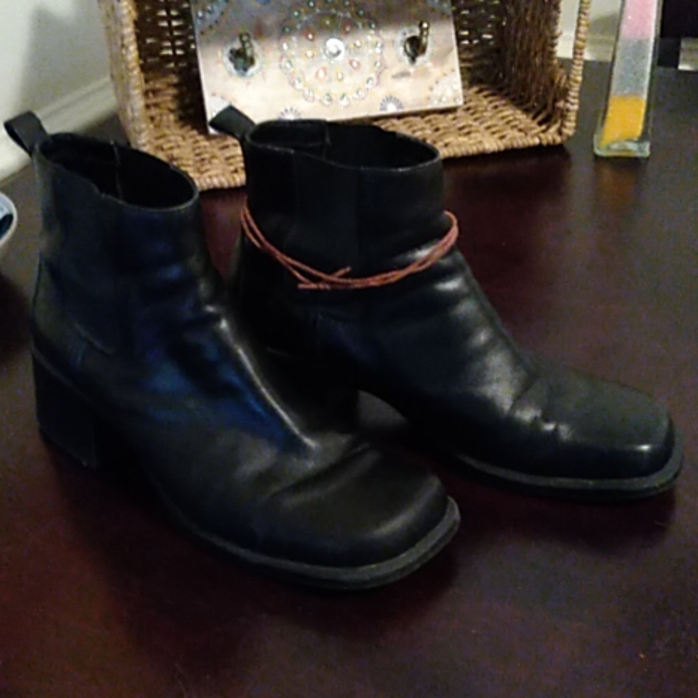 Clarks leather boots